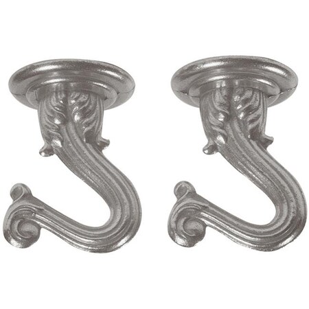 Brilliantbulb 2 Pack Pewter Swag Hooks BR338176